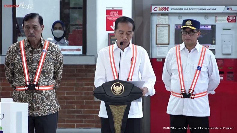 Presiden Jokowi Resmikan Pengembangan Stasiun Manggarai Tahap I