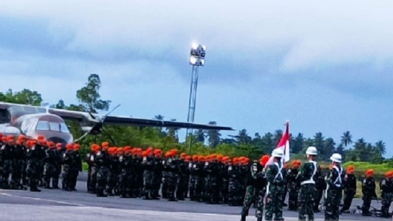 Danlanud Manuhua Lepas Prajurit Kopasgat TNI AU Amankan Bandara Rawan di Papua