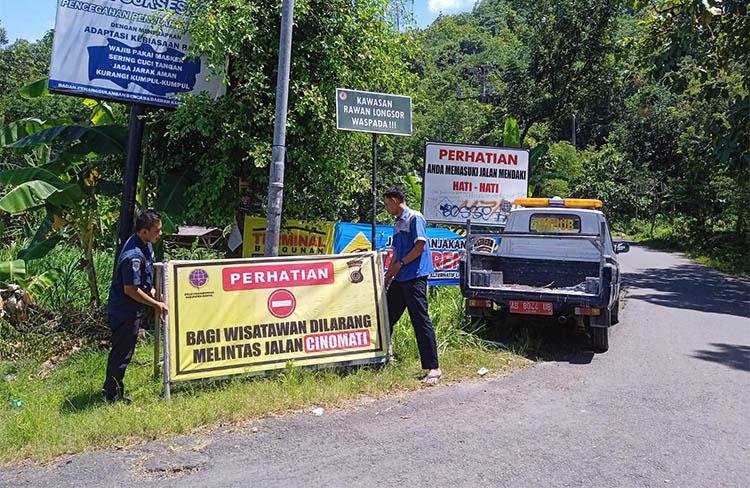 Dishub Bantul Larang Kendaraan Pemudik Lintasi Jalur Cinomati 