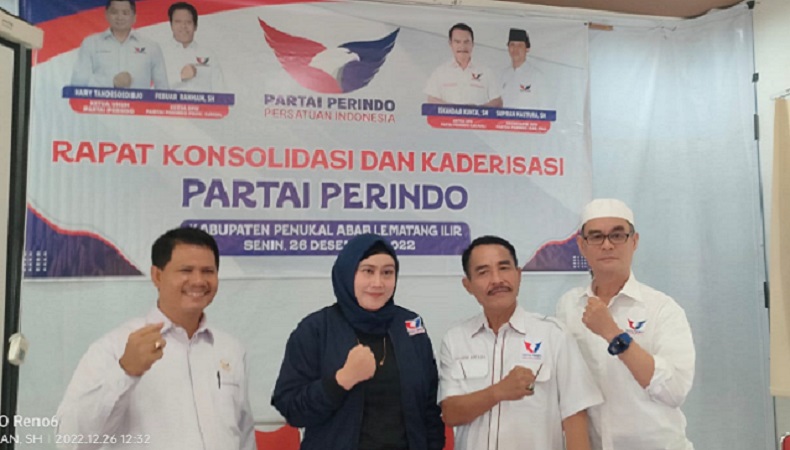 Hadiri Konsolidasi DPD Kabupaten Pali, Ike Suharjo: Perkuat dan Jalin Kekompakan Kader Perindo 