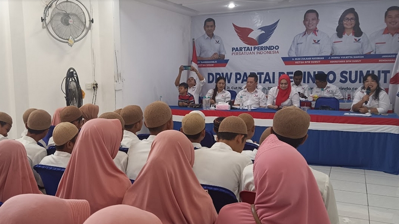 Lolos Verifikasi, DPW Perindo Sumut Gelar Syukuran Bareng Anak Yatim