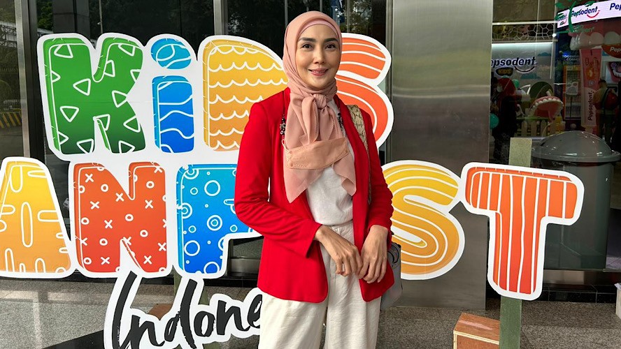 Kunjungan ke Kids FanFest 2022, Fenita Arie Ingin Anak-anak Aktif Bermain