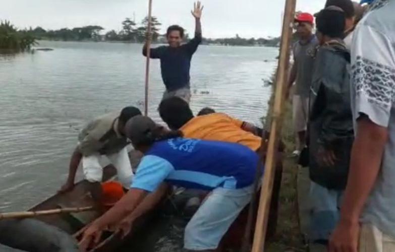  2 Korban Tenggelam di Genangan Banjir Area Persawahan Jekulo Kudus Ditemukan Tewas
