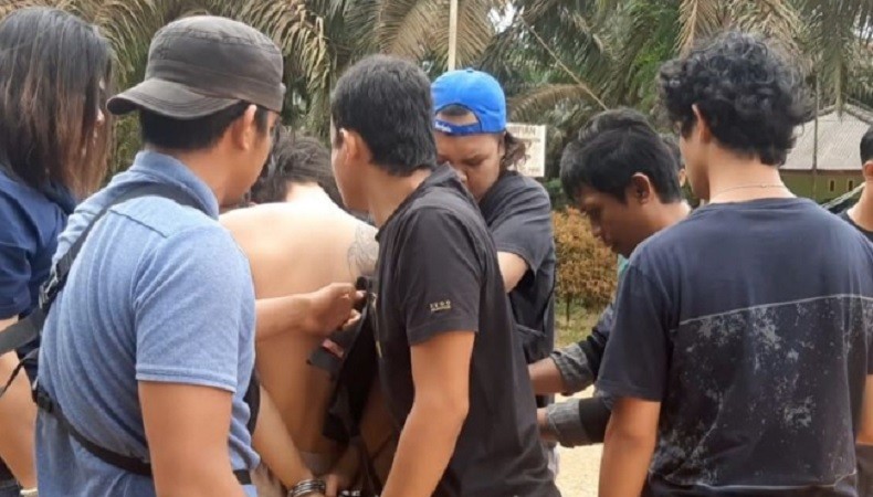 Pencuri Kelapa Sawit di Bangka Serang Polisi saat Penangkapan, Terancam 7 Tahun Penjara