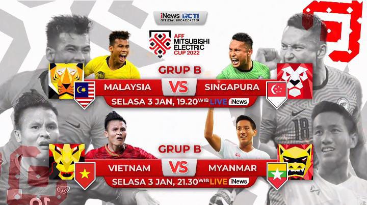 Link Live Streaming Malaysia Vs Singapura di Piala AFF 2022 Malam Ini, Gratis!