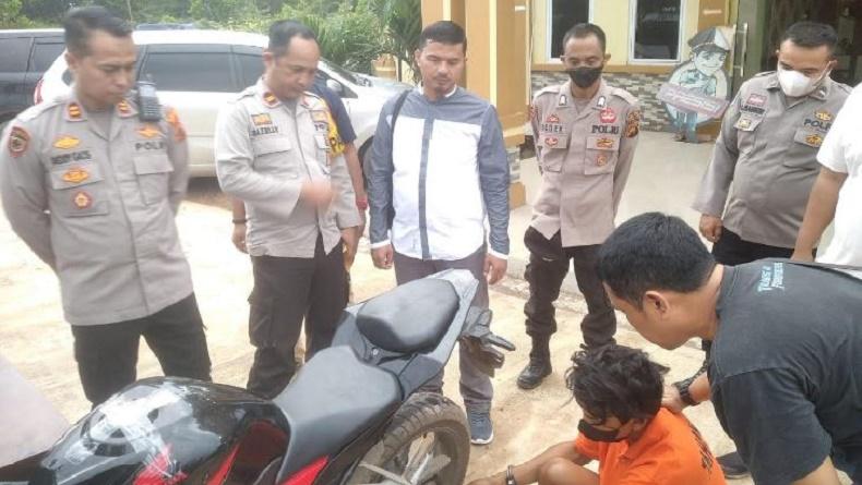 Curi Motor Honda CBR Milik Majikan, Pemuda Ini Ditangkap Polisi