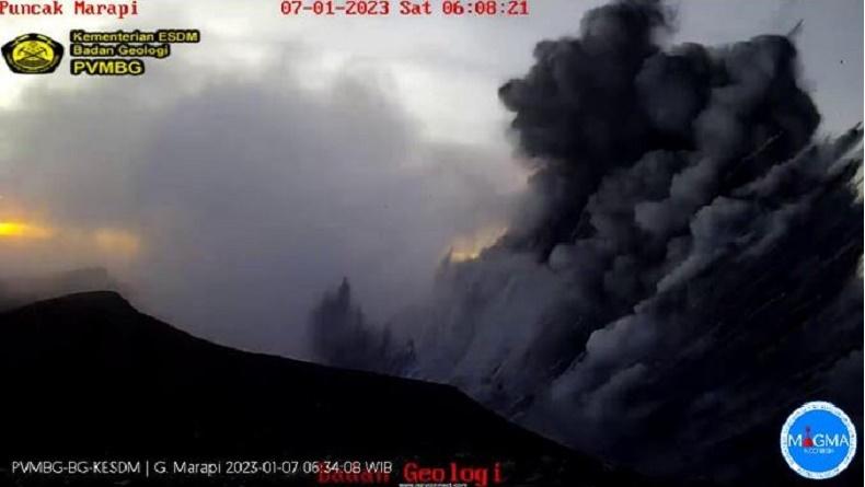 40 Pendaki Ada di Gunung Marapi saat Erupsi, BKSDA Sumbar : Segera Dievakuasi