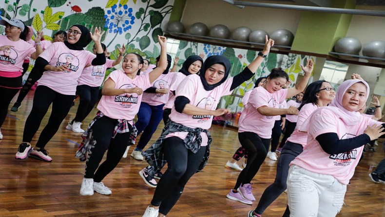 Srikandi Ganjar Ajak Perempuan Milenial Depok Hidup Sehat dengan Berolahraga