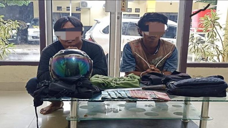 2 Pembegal Pedagang di Bangka Tengah Ditangkap, Todongkan Parang ke Leher Korban