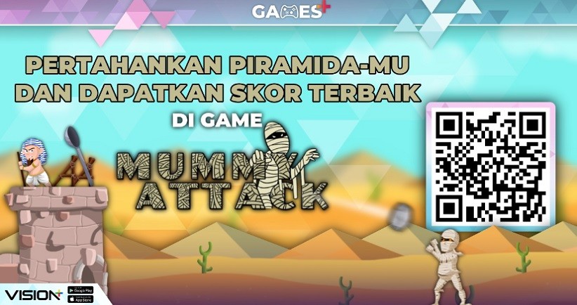 Bidik Mummy Jahat di Game Mummy Attack di Games+!