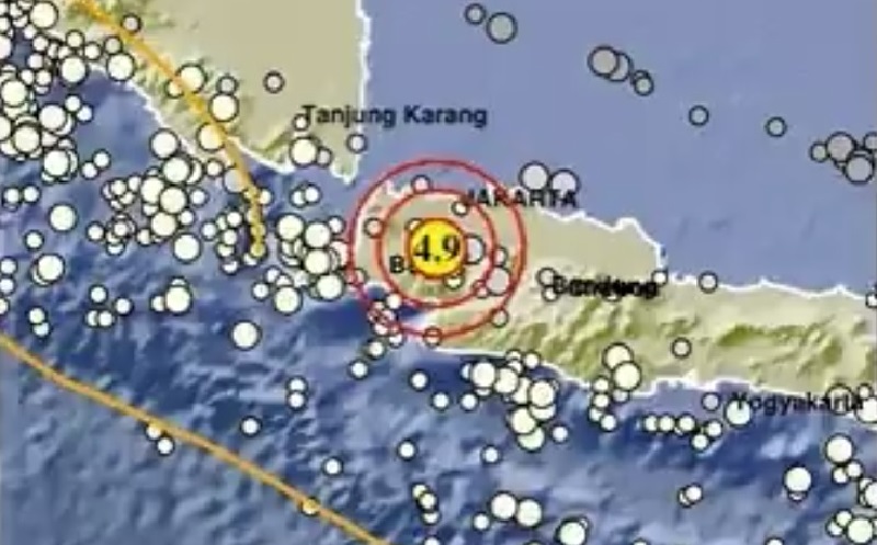 2 Gempa Bumi Guncang Bogor dan Tangerang Minggu Dini Hari, Terjadi Bersamaan