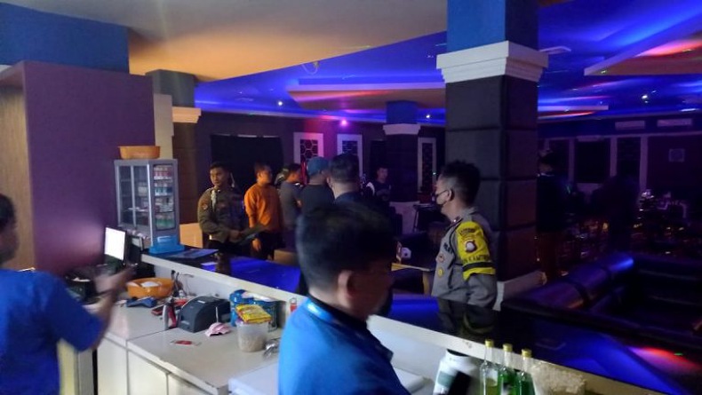 Antisipasi Gangguan Kamtibmas akibat Miras, Polresta Gorontalo Kota Razia Kafe