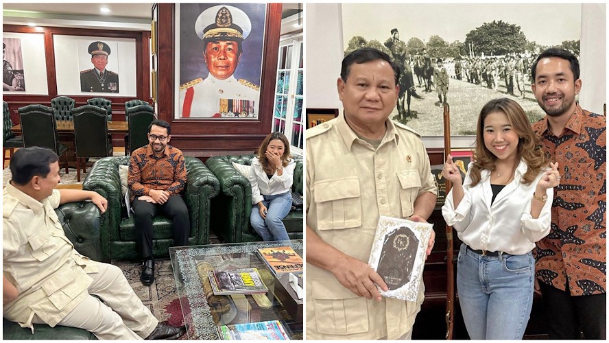 Gandeng Calon Suami, Kiky Saputri Undang Prabowo Subianto ke Pernikahannya