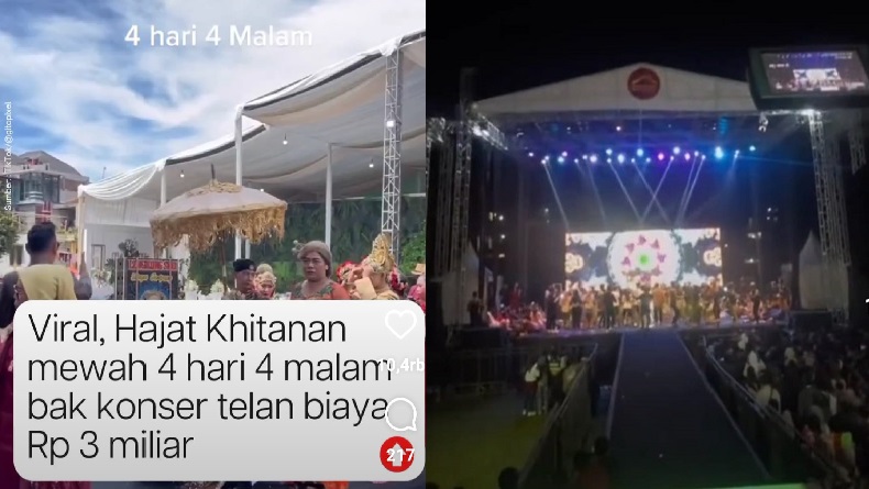 Wow, Juragan Angkringan Bandung Gelar Hajatan Sunat Habiskan Dana Rp3 Miliar