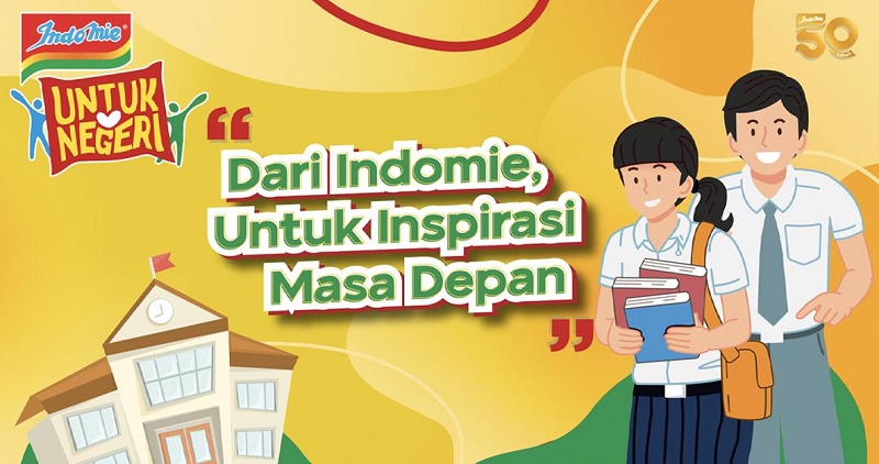 Aksi Nyata 50 Tahun Hidupkan Inspirasi, Indomie Fasilitasi Perbaikan Sekolah untuk Negeri