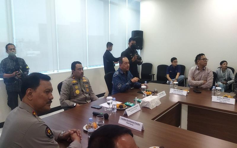 Dikunjungi Polda Lampung, Direktur Pemberitaan MNC Berharap Media Paham Peta Keamanan Politik