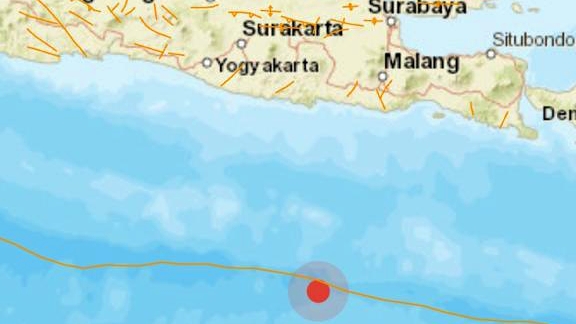 Gempa M 5,2 Blitar Berpusat di Laut, BMKG: Tidak Berpotensi Tsunami