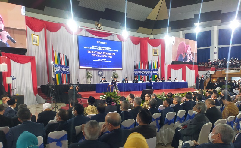 Resmi Dilantik Jadi Rektor IPB University 2023-2028, Arif Satria: Kita Harus Punya Mimpi Besar