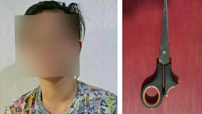 Perempuan Ini Tikam Teman Pakai Gunting, Awalnya Cekcok gegara Masalah Beli Lem