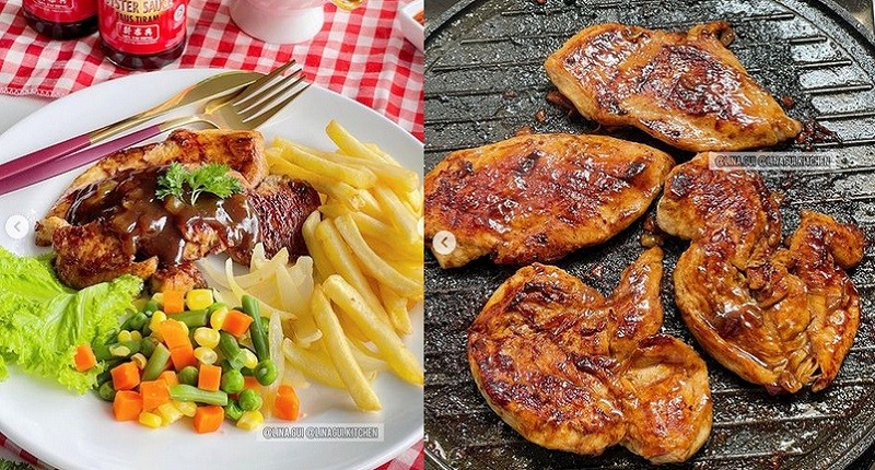 Bumbu Steak Ayam yang Enak, Saus Jamur dan Lada Hitam Wajib Dicoba!
