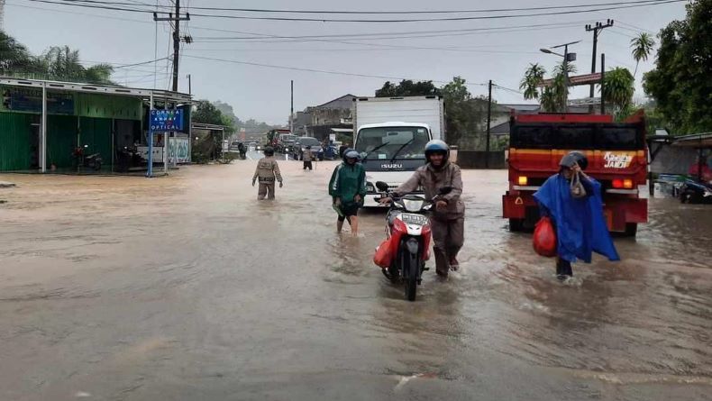 Banjir Melanda Bangka Barat, Warga Diimbau Waspada Buaya Masuk ke Permukiman