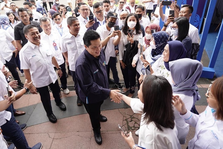Pesan Erick Thohir ke Pelindo: Jadi Pemain Besar Industri Pelabuhan Dunia