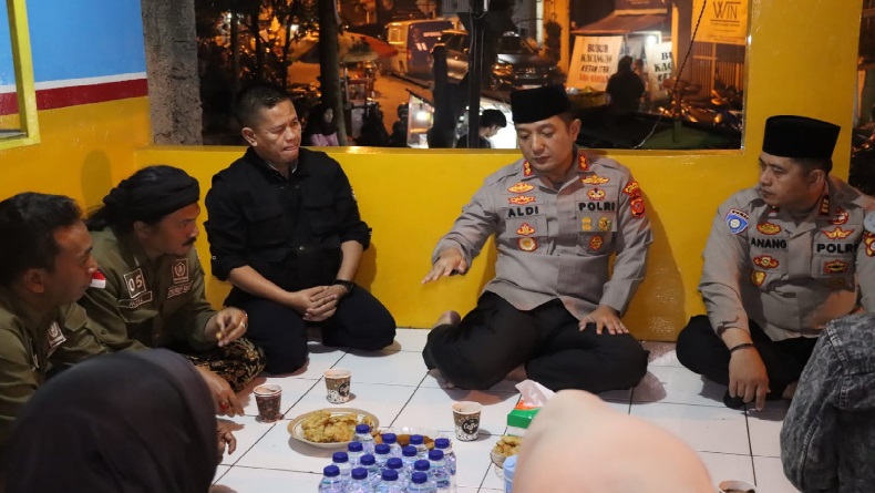 Kapolres Cimahi Temui Masyarakat Citeureup, Inventarisasi Kerawanan dan Monitor Kamtibmas