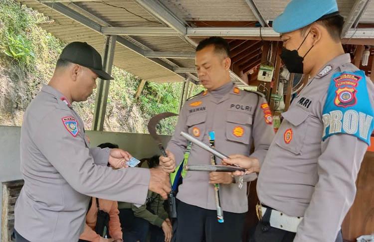 Bawa Celurit dan Ciu, 2 Remaja di Sleman Ditangkap Polisi di TPR Kemadang  