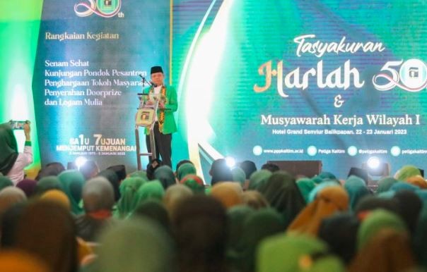 Peringati Harlah ke-50 PPP, Mardiono Dorong Konsolidasi DPW Kaltim demi Kemenangan Pemilu 2024