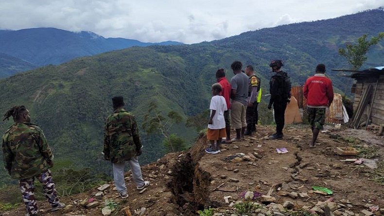 Longsor di Tolikara, 30 Rumah dan 1 Gereja Rusak Tertimbun