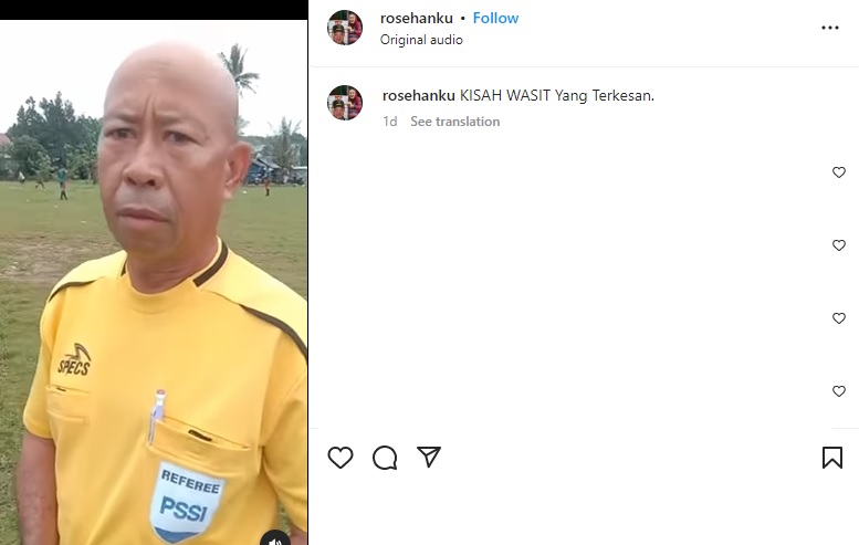 Viral Cerita Wasit Sepak Bola Minta Dikurung Polisi gegara Diburu Penonton yang Kalah Taruhan