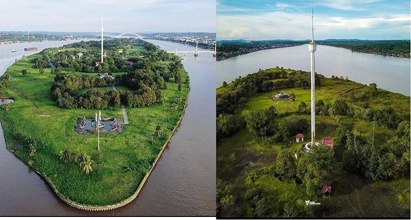 Muncul Pulau Eksotis di Tengah Sungai Mahakam, Faktanya Mengejutkan!