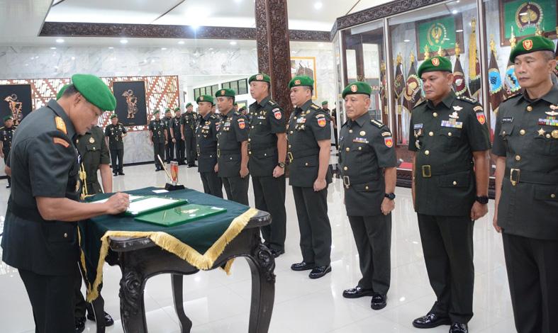  5 Pejabat Utama Kodam IV/Diponegoro Beralih Tongkat Komando, Ini Daftarnya