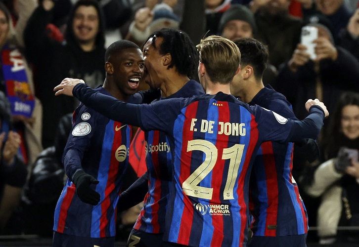 Hasil Copa del Rey: Dembele Pahlawan, Barcelona ke Semifinal usai Libas Real Sociedad