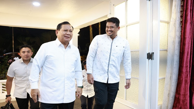 Kunjungi Bobby Nasution, Prabowo Subianto Disuguhi Menu Khas Medan