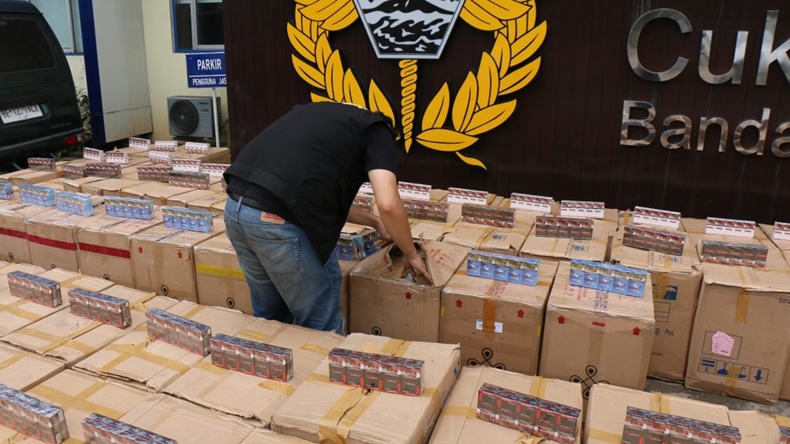 Sepanjang Januari 2023, Bea Cukai Lampung Gagalkan Penyelundupan 2,5 Juta Rokok Ilegal