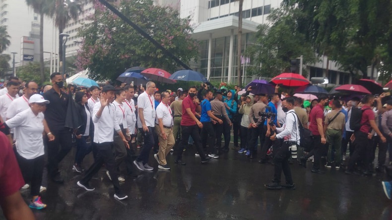 Presiden Jokowi Sambangi CFD, Kick Off Keketuaan Indonesia di ASEAN 2023