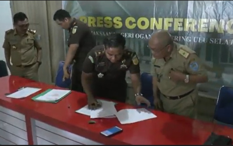 Laporan Dugaan Korupsi 9 Desa di OKU Selatan Diserahkan ke Inspektorat