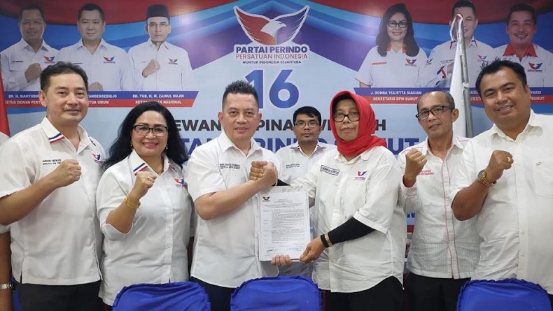 Resmi, DPD Partai Perindo Tanjungbalai Dipimpin Duet Nurmalia-Ahmad Fuad Siagian