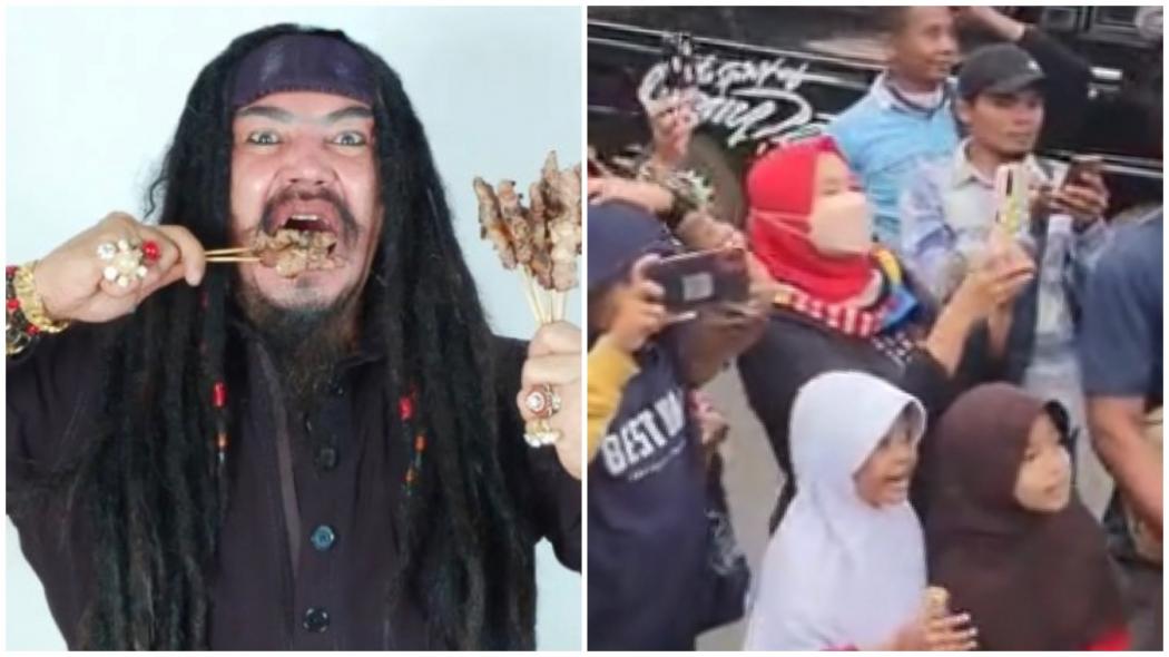 Intip Gaya Master Limbad Jadi Penjual Sate Tegal, Ramai Pembeli hingga Dikunjungi Artis