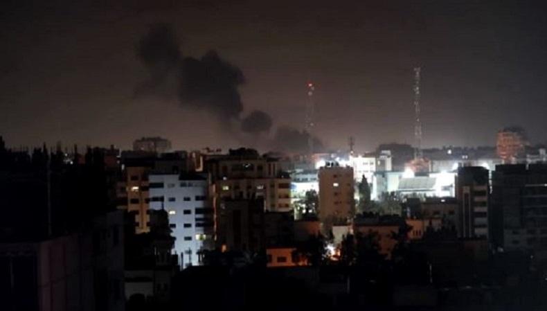  Pesawat Israel Lakukan Serangan ke Gaza Palestina