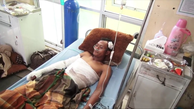 Senggol Kabel, Kuli Bangunan di Madina Nyaris Tewas Tersetrum Listrik