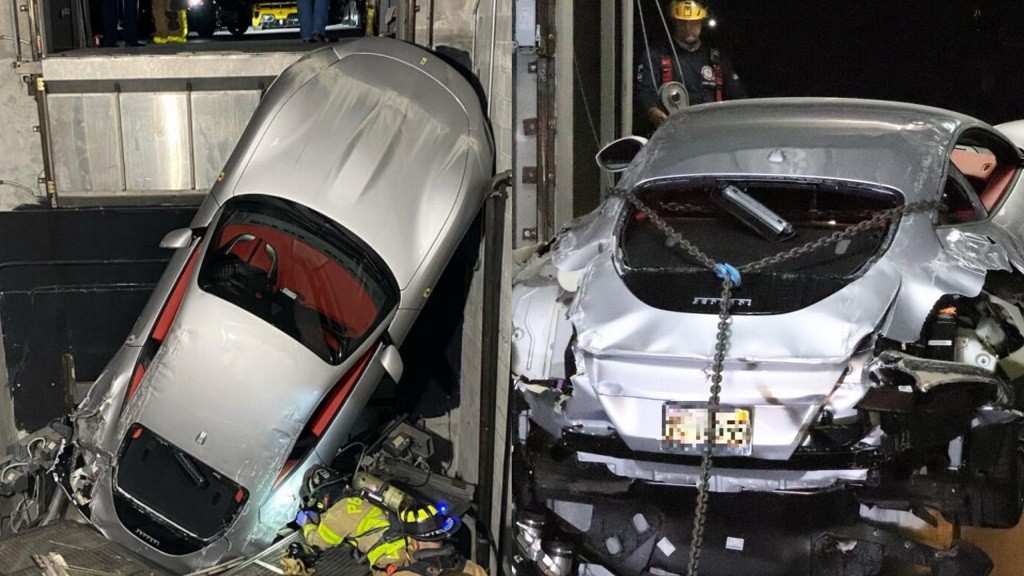 Ferrari Seharga Rp14 Miliar Jatuh saat Masuk Lift, Pemilik Dealer Nangis