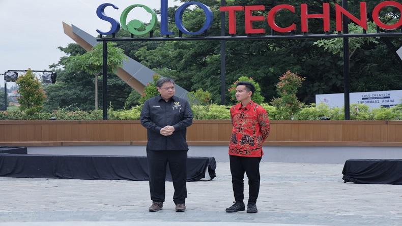 Airlangga Hartarto Resmikan Pengembangan Kawasan Sains dan Teknologi Solo Technopark