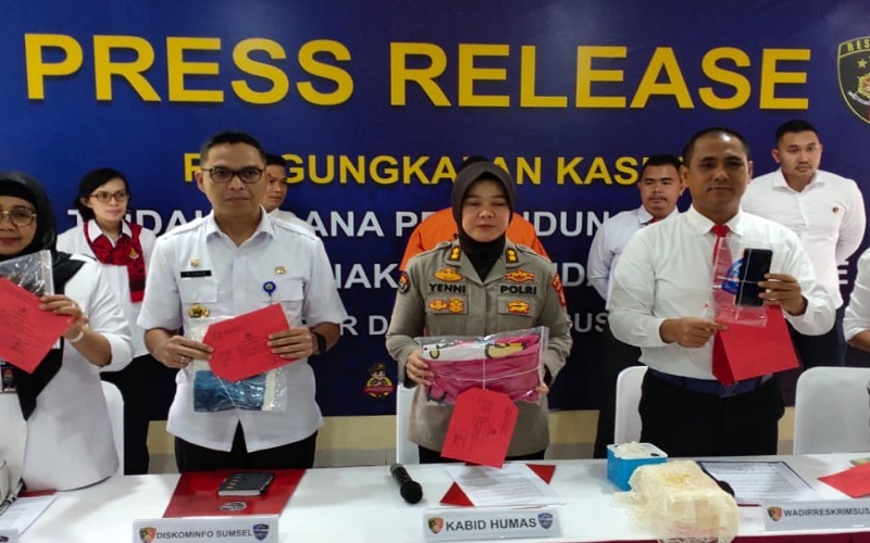 Pelaku Pedofil di Palembang Simpan 17 Rekaman Tindak Asusila