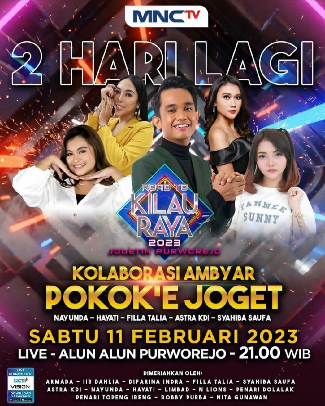 Siap-siap! 2 Hari Lagi Road To Kilau Raya MNCTV Bakal Goyang Purworejo Lagi!