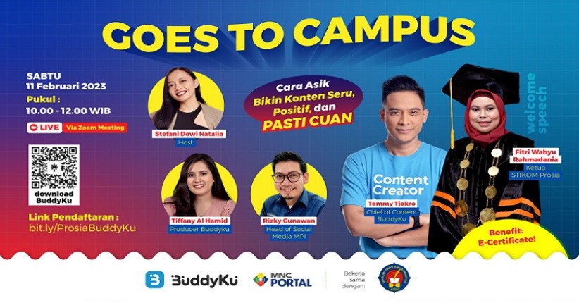 BuddyKu Goes to Campus is Back, Kali Ini Bersama STIKOM Prosia!
