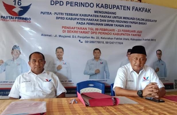 Partai Perindo Fakfak Buka Pendaftaran Bacaleg Pemilu 2024, Ini Kriterianya