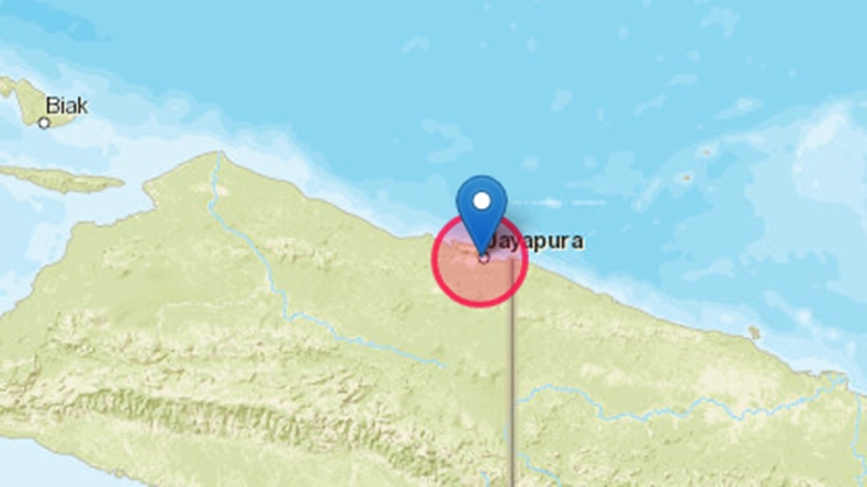 Gempa Hari Ini Magnitudo 5,4 Guncang Jayapura, Tak Berpotensi Tsunami
