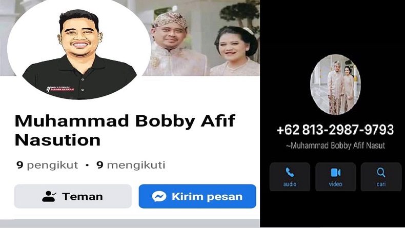 Meresahkan, Akun Facebook Palsu Bobby Nasution Tawarkan Dana Hibah ke Masyarakat